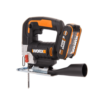 Лобзик аккумуляторный WORX W543, 20В, 2 Ач х1, ЗУ 2А, кейс