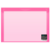 Конверт на кнопке Бюрократ Double Neon DNEPK803A4PINK A4 гориз. пластик 0.15мм розовый