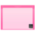 Конверт на кнопке Бюрократ Double Neon DNEPK803A4PINK A4 гориз. пластик 0.15мм розовый