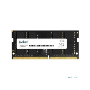Память DDR4 16Gb 3200MHz Netac NTBSD4N32SP-16 Basic RTL PC4-25600 CL22 SO-DIMM 260-pin 1.2В single rank Ret