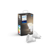 Комплект лампа белая с цоколем GU10 - 2 шт Philips HueW 5.5W GU10 2P EU