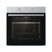Встраиваемые электрические духовки 60 см GORENJE Встраиваемые электрические духовки 60 см GORENJE/ Духовой шкаф, Полезный объем: 77 л, Механическое управление, Стандартный шарнир дверцы, Решетка, Съемные направляющие, Дверца CompactDoor: 2 стекла + 1 терм