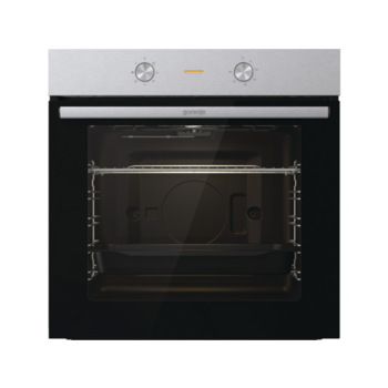 Встраиваемые электрические духовки 60 см GORENJE Встраиваемые электрические духовки 60 см GORENJE/ Духовой шкаф, Полезный объем: 77 л, Механическое управление, Стандартный шарнир дверцы, Решетка, Съемные направляющие, Дверца CompactDoor: 2 стекла + 1 терм
