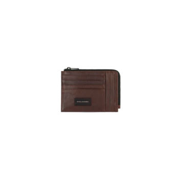 Чехол для кредитных карт Piquadro Harper PU1243APR/TM коричневый натур.кожа