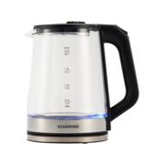 Чайник электрический Starwind SKG5778 2л. 2000Вт черный/прозрачный корпус: стекло