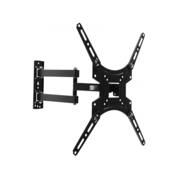 Кронштейн для телевизора Buro FL4S черный 20"-65" макс.25кг настенный поворотно-выдвижной и наклонный