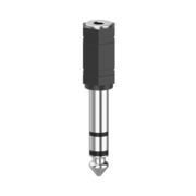 Адаптер аудио Hama H-205194 Jack 6.3 (m)/Jack 3.5 (f) черный (00205194)