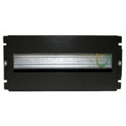 Рейка-DIN Hyperline BPB19-PS-3U-RAL9005 3U черный (упак.:1шт)