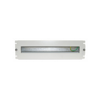 Рейка-DIN Hyperline BPB19-PS-3U-RAL7035 3U серый (упак.:1шт)