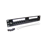Патч-панель Lanmaster TWT-PP12UTP-10 1U 12x кат.5e UTP