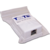 Розетка Lanmaster TWT-SM1-45/S-WH настен.RJ45 1 кат.5E STP бел.