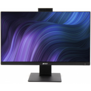 Моноблок Hiper V6 23.8" Full HD PG G6405 (4.1) 4Gb SSD256Gb UHDG 610 CR Windows 10 Professional GbitEth WiFi BT 120W клавиатура мышь Cam черный 1920x1080