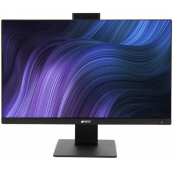 Моноблок Hiper V6 23.8" Full HD PG G6405 (4.1) 4Gb SSD256Gb UHDG 610 CR Windows 10 Professional GbitEth WiFi BT 120W клавиатура мышь Cam черный 1920x1080