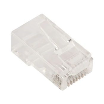 Коннектор Lanmaster (LAN-EZ45-8P8C/U5E-100) UTP кат.5E RJ45 прозрачный (упак.:100шт)