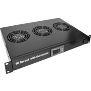 Блок 3-х вентиляторов TWT (TWT-CBB-FANB3-RACK-T) 19". с подшипниками. с термостатом. 1U