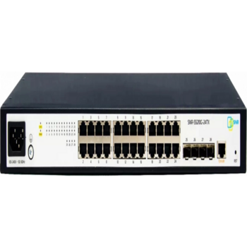 Коммутатор SNR Управляемый коммутатор уровня 2+, 24 порта 10/100/1000Base-T, 4 порта 1/10G SFP+