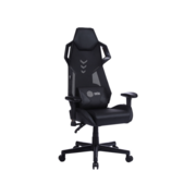 Кресло игровое Cactus CS-CHR-090BL черный эко.кожа/сетка крестов. нейлон
