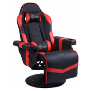 Кресло игровое Cactus CS-CHR-GS200BLR черный/красный сиденье черный/красный эко.кожа металл подст.для ног
