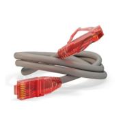 Патч-корд Hyperline PC-LPM-UTP-RJ45-RJ45-C5e-0.5M-LSZH-GY PC-LPM-UTP-RJ45-RJ45-C5E-0.5M UTP RJ-45 вил.-вилка RJ-45 кат.5E 0.5м серый LSZH (уп.:1шт) 24AWG