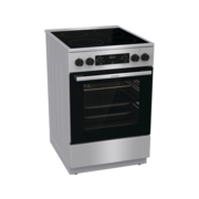 Плита Электрическая Gorenje GECS5C70XA нержавеющая сталь/черный стеклокерамика (без крышки)