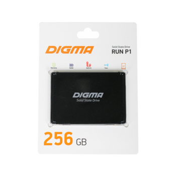 Накопитель SSD Digma SATA-III 256GB DGSR2256GP13T Run P1 2.5"