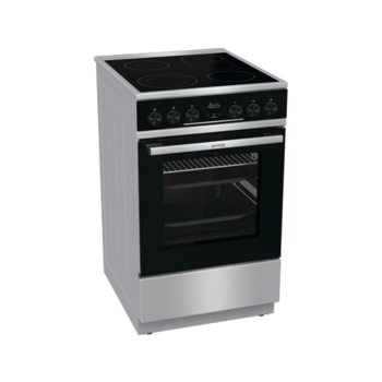 Плита Электрическая Gorenje GEC5C61XPA нержавеющая сталь стеклокерамика (без крышки)