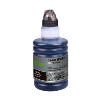 Чернила Cactus CS-GI41PGBK GI-41 PGBK black пигментный (140мл для Canon PIXMA G1420/G2420/G2460/G342) (CS-GI41PGBK)