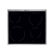 Встраиваемая электрическая панель ELECTROLUX Встраиваемая электрическая панель ELECTROLUX/ Электрическая варочная панель, 60 см, 4 конфорки, черный цвет, рама из нержавеющей стали