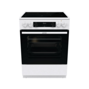 Плита Электрическая Gorenje GEC6C40WD белый стеклокерамика (без крышки)