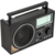 Радиоприемник портативный Supra ST-25U черный USB SD