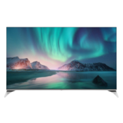 Телевизор QLED Hyundai 55" H-LED55QBU7500 Android TV Frameless черный/серебристый 4K Ultra HD 60Hz DVB-T DVB-T2 DVB-C DVB-S DVB-S2 USB WiFi Smart TV