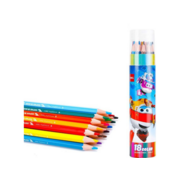 Карандаши цв. Deli EC00817 Super Wings шестигран. тополь 18цв. туба пл.
