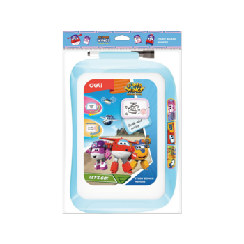 Доска магнитно-маркерная Deli EH50002 Super Wings магнитно-маркерная лак синий 20.5x28.6см пластик рама пластик маркер/стиратель