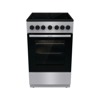 Плита Электрическая Gorenje GEC5B20SG серебристый стеклокерамика (без крышки)