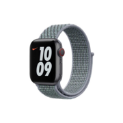 Ремешок Apple Nike Sport Loop для Apple Watch Series 3/4/5/6/SE дымчатый серый (MGQL3ZM/A) 44мм