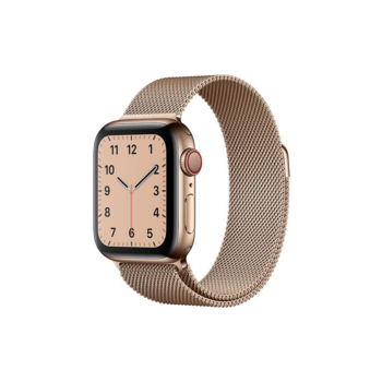 Ремешок Apple Milanese Loop для Apple Watch Series 3/4/5/6/SE золотистый (MTU72ZM/A) 44мм