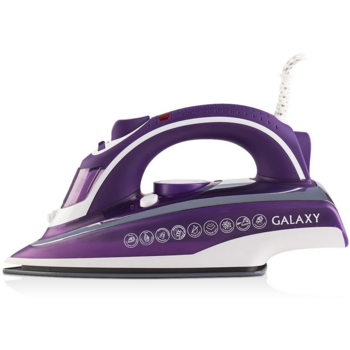 Утюг Galaxy гл6115 2400Вт фиолетовый/белый