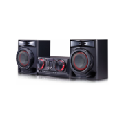 Минисистема LG CJ44 черный 480Вт CD CDRW FM USB BT