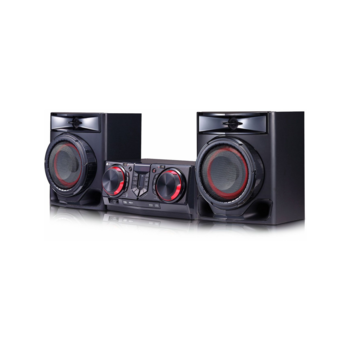 Минисистема LG CJ44 черный 480Вт CD CDRW FM USB BT