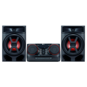 Минисистема LG CK43 черный 300Вт CD CDRW FM USB BT