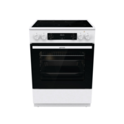 Плита Электрическая Gorenje GECS6C70WC белый/черный стеклокерамика (без крышки)