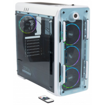 CASE HIPER OW белый без БП ATX 4x120mm 1x140mm 2xUSB2.0 1xUSB3.0 audio bott PSU