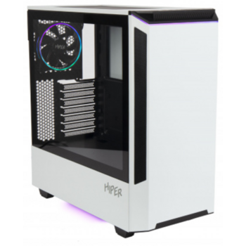 Корпус Hiper PW81 белый без БП ATX 4x120mm 2xUSB2.0 2xUSB3.0 audio bott PSU