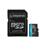 Карта памяти Kingston 128GB microSDXC Canvas Go Plus 170R A2 U3 V30 Card + ADP