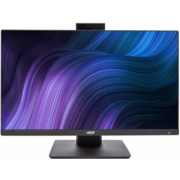Моноблок Hiper V6 23.8" Full HD PG G6405 (4.1) 8Gb SSD256Gb UHDG 610 CR Windows 10 Professional GbitEth WiFi BT 120W клавиатура мышь Cam черный 1920x1080