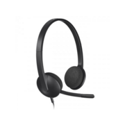 Наушники с микрофоном Logitech H340 черный 1.8м накладные USB оголовье (981-000509)