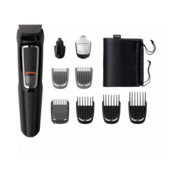 Триммер Philips MG3740/15 черный (насадок в компл:9шт)