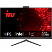 Моноблок IRU Office 27IH5PA 27" Full HD i3 10105 (3.7) 8Gb SSD256Gb UHDG 630 CR Free DOS GbitEth WiFi BT 120W Cam черный 1920x1080