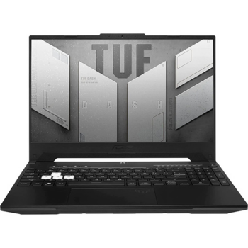 Ноутбук ASUS TUF Dash F15 FX517ZE-HN120W 15.6" 1920x1080/Intel Core i7-12650H/RAM 16Гб/SSD 1Тб/NVIDIA GeForce RTX 3050 Ti 4Гб/ENG|RUS/Windows 11 Home/черный/2 кг 90NR0953-M00AC0