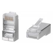 Коннектор WRline (WR-8P8C-5E-SH) FTP кат.5E RJ45 прозрачный (упак.:100шт)